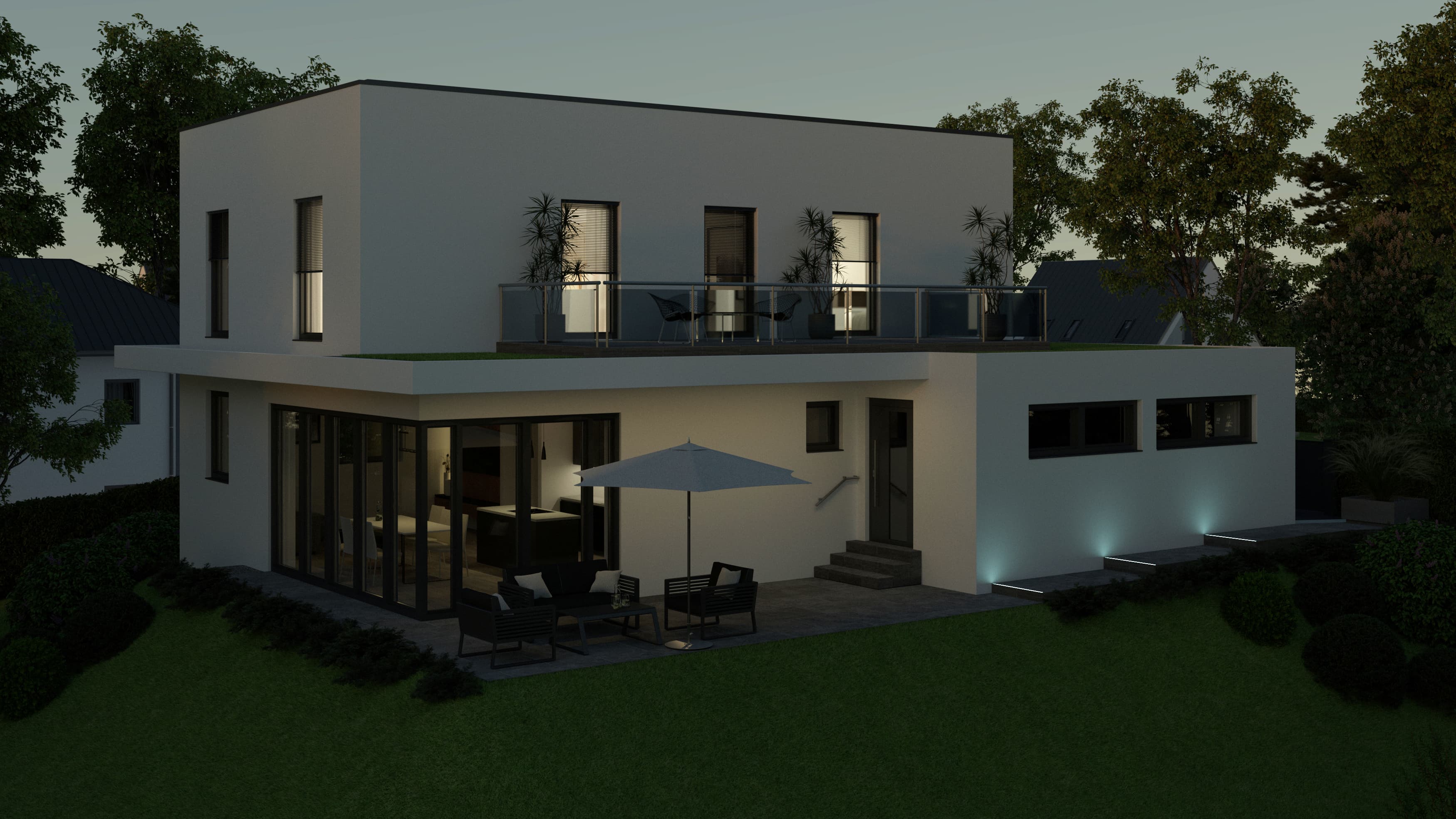 Haus Beleuchtung - virtuelle Raumgestaltung